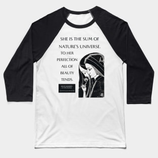 Dante Alighieri's La Vita Nuova Love Quote Baseball T-Shirt